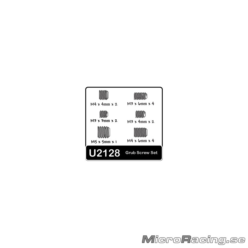 SCHUMACHER - M3/M4 Set Screws, 10pcs