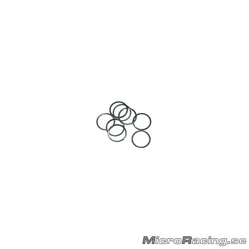 SCHUMACHER - 10x12x0.2mm Shims, 8pcs