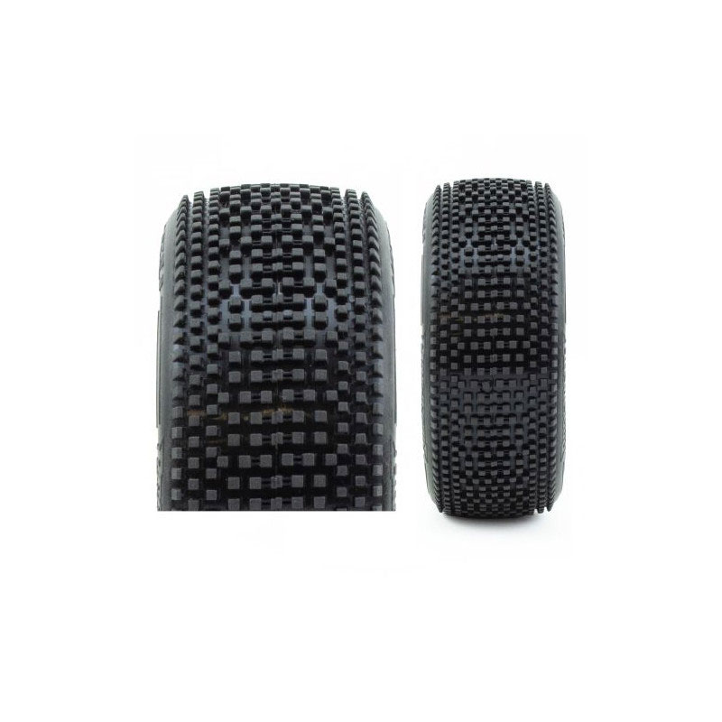 PROCIRCUIT - Hot Dices V2 Medium, 1/8 Off Road, Limmade, Vit Fälg, 1par - 4