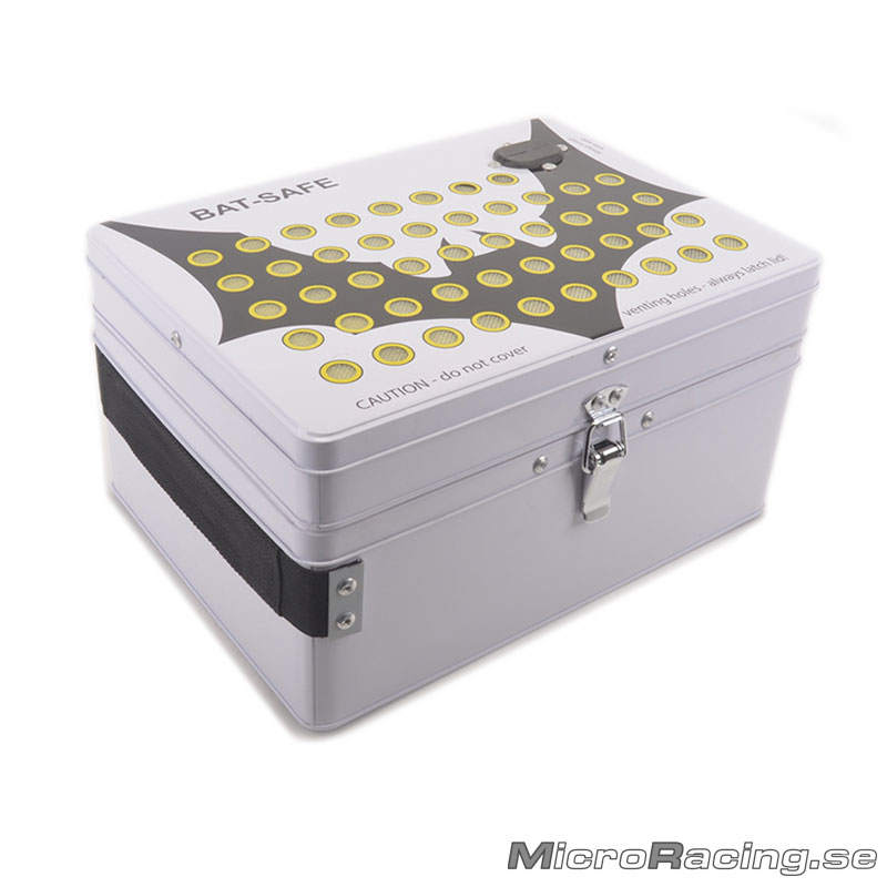 BAT-SAFE - Lipo Säkerhets Box, Medium, Vit