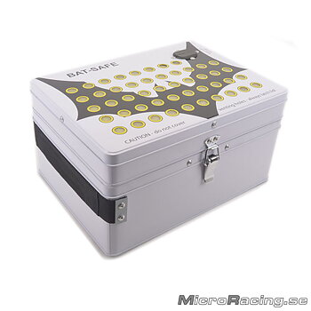 BAT-SAFE - Lipo Säkerhets Box, Medium, Vit