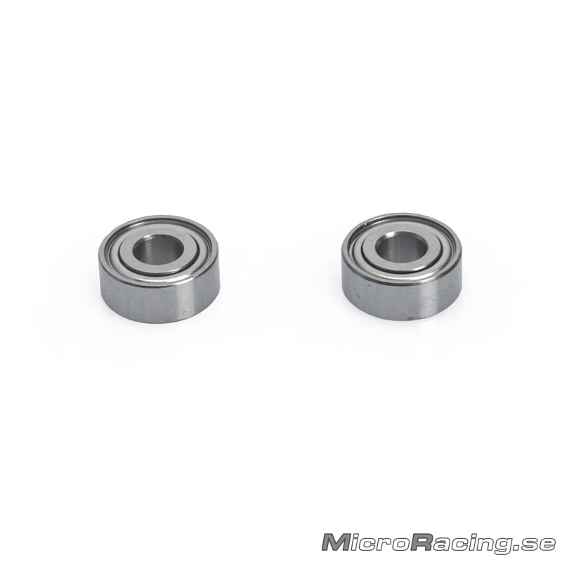 LRP - 4x10x4mm Lager, Motor X22, Metaltätat, 2st