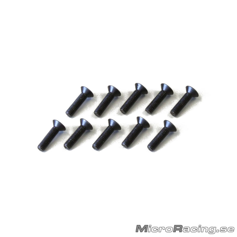 KYOSHO - M3x12mm Skruv, Försänkt, Insex, Stål, 10st