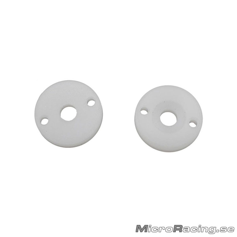 SCHUMACHER - Damper Piston 2x1.5mm Big Shock, White, 2pcs
