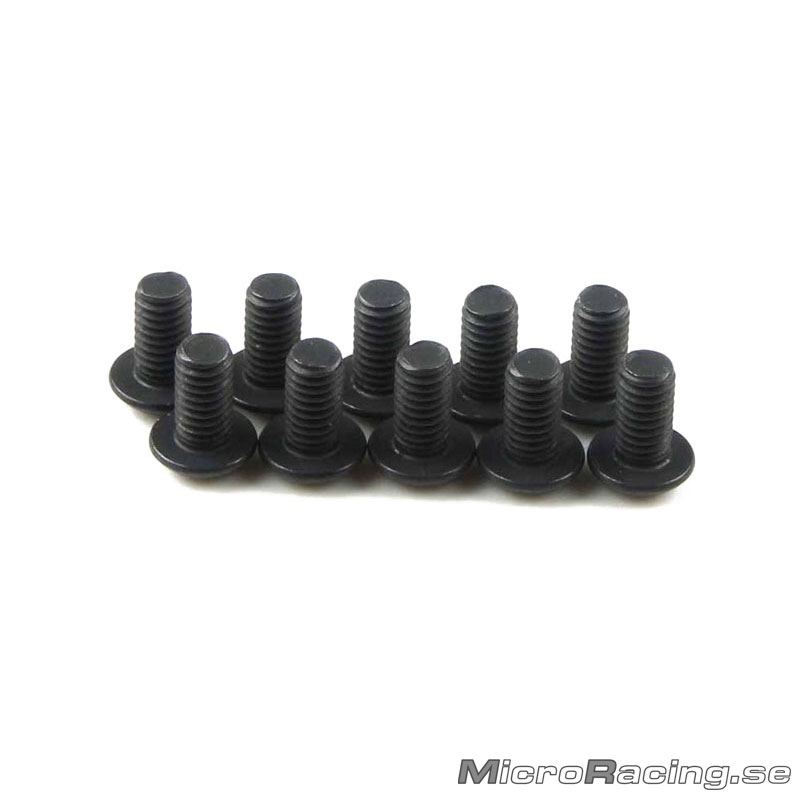 KYOSHO - M2.6x5mm Skruv, Kullrig, Insex, Stål, 10st