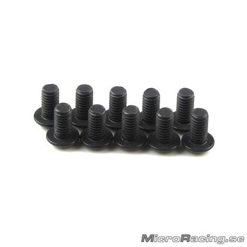 KYOSHO - M2.6x5mm Skruv, Kullrig, Insex, Stål, 10st