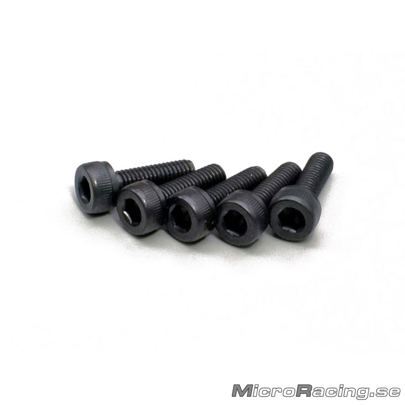 KYOSHO - M3x10mm Skruv, Cap, Insex, Stål, 5st