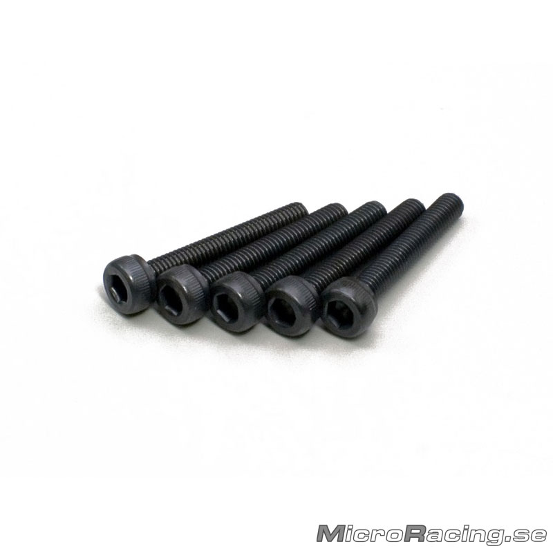 KYOSHO - M3x20mm Skruv, Cap, Insex, Stål, 5st