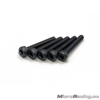 KYOSHO - M3x20mm Skruv, Cap, Insex, Stål, 5st
