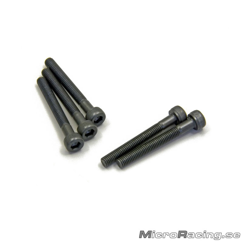 KYOSHO - M3x25mm Skruv, Cap, Insex, Stål, 5st