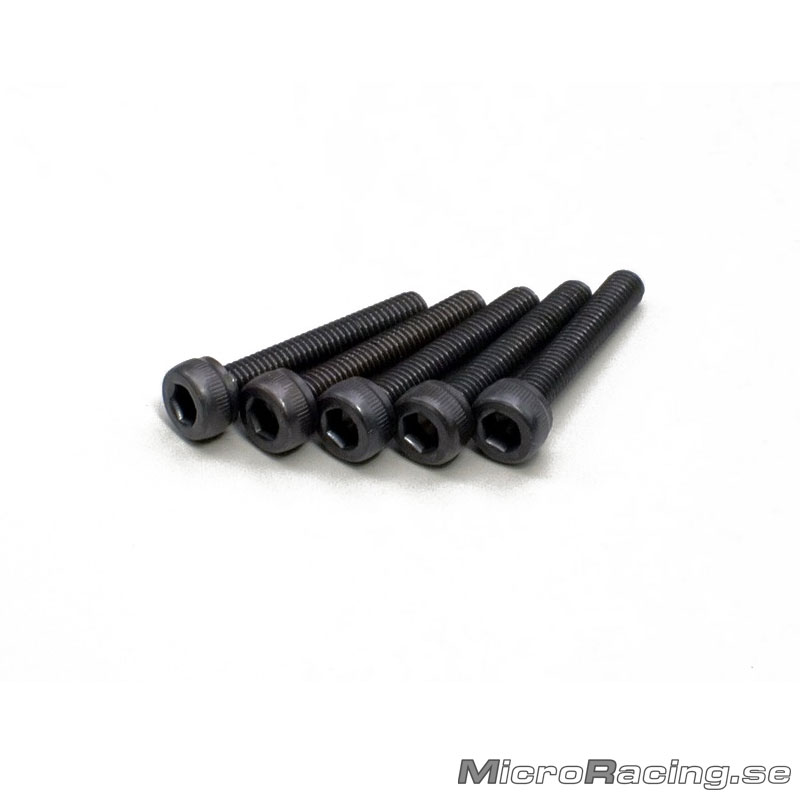 KYOSHO - M3x18mm Skruv, Cap, Insex, Stål, 5st