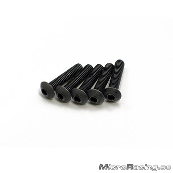 KYOSHO - M4x18mm Skruv, Kullrig, Insex, Stål, 5st