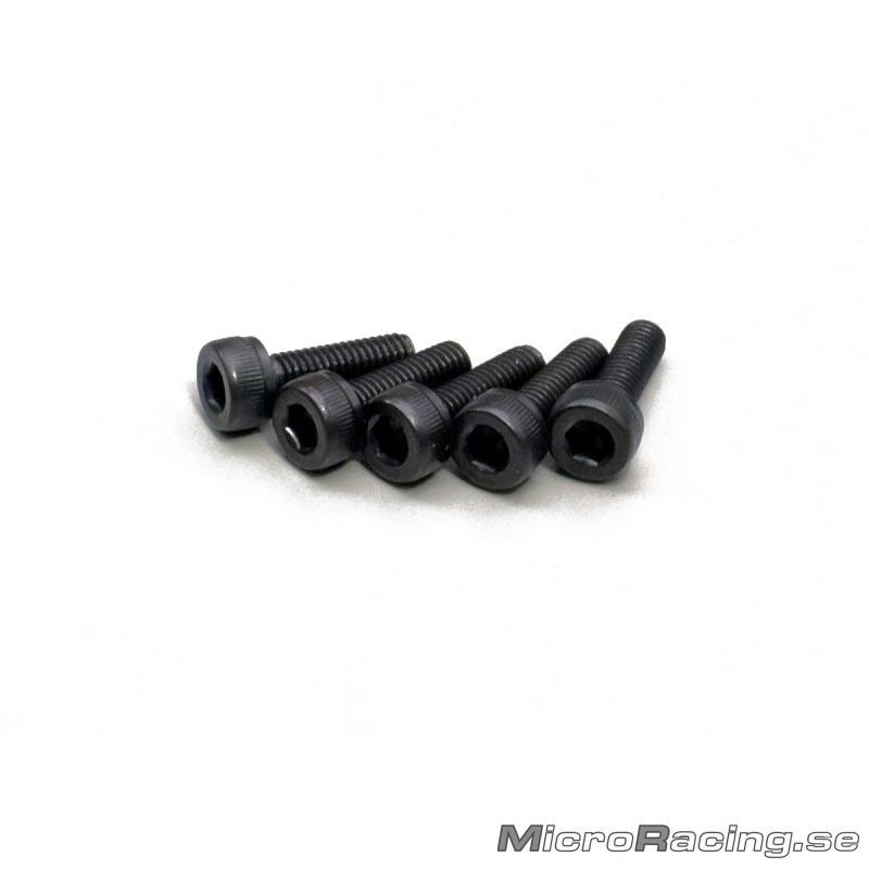 KYOSHO - M3x6mm Skruv, Cap, Insex, Fläns, Stål, 5st