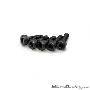 KYOSHO - M3x6mm Skruv, Cap, Insex, Fläns, Stål, 5st