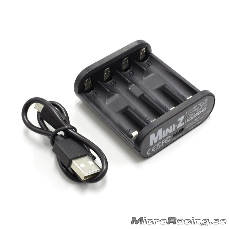 KYOSHO - Charger Speed House AA/AAA, USB Contact