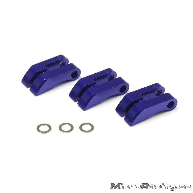 KYOSHO - Clutch Shoe Set, 3 Shoe Type, Blue, Aluminum, 3pcs