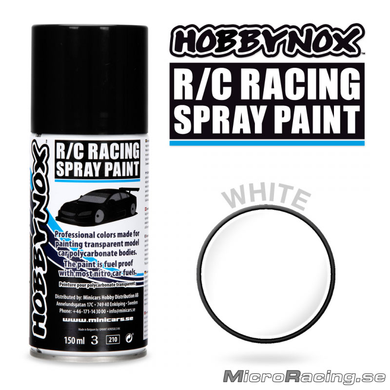 HOBBYNOX - Spray Paint, White, 150ml