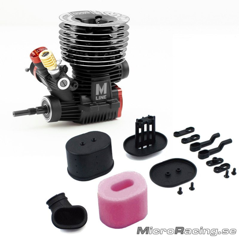 ULTIMATE - Nitro Motor MXR V3 Ceramic, 1/8 Off Road med Airmax Filter - 7