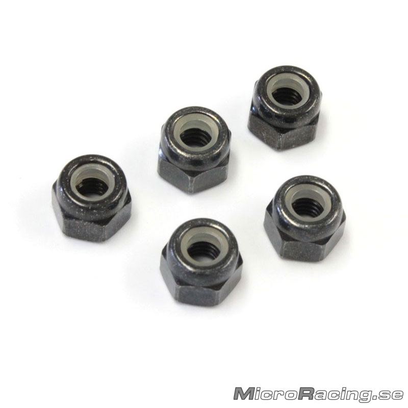 KYOSHO - M4x5.5mm Nut, Black, Steel, 5pcs