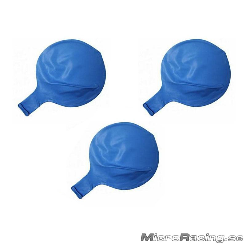 MICRORACING - Ballong, Blå, 3st