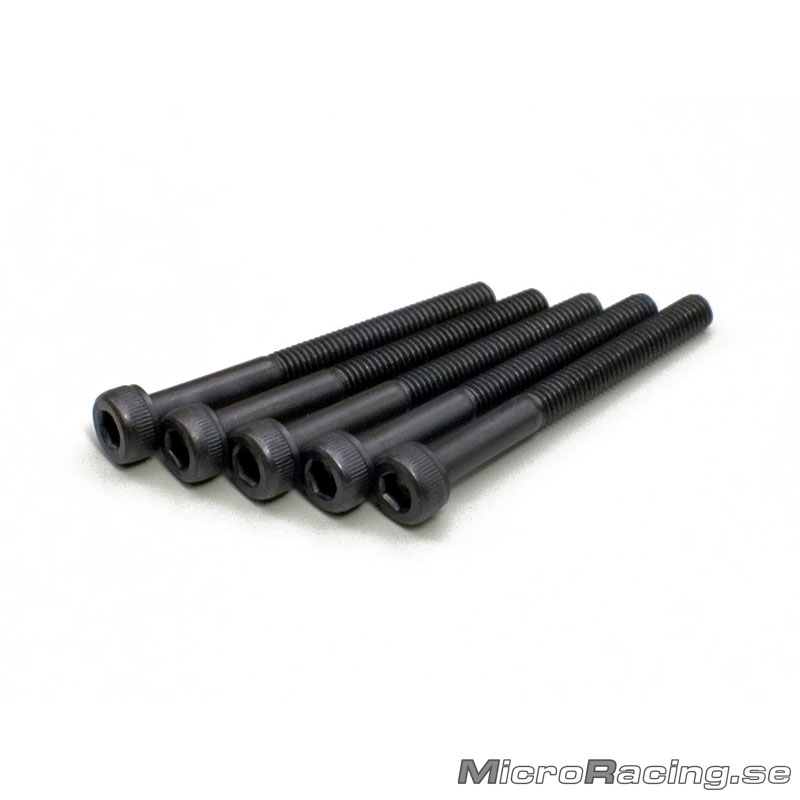 KYOSHO - M3x30mm Skruv, Cap, Insex, Stål, 5st