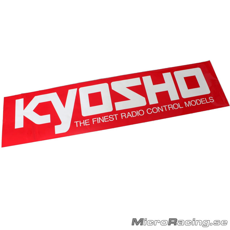 KYOSHO - Decal Kyosho, Red, 360x90mm