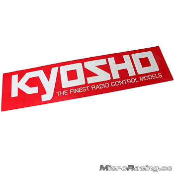 KYOSHO - Dekal Kyosho, Röd, 360x90mm
