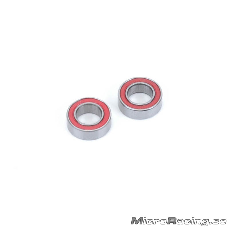 SCHUMACHER - 5x9x3mm Bearing, Red Rubber Sealed, 2pcs