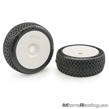 DEAL* MATRIX - Blackhole, 1/8 Off Road, Limmade, Vit Fälg, 1par