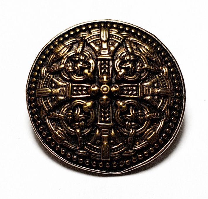 Vikingatida Bronsbrosch - Shield - 2