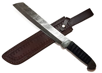 Handgjord Damaskstål Machete - 121