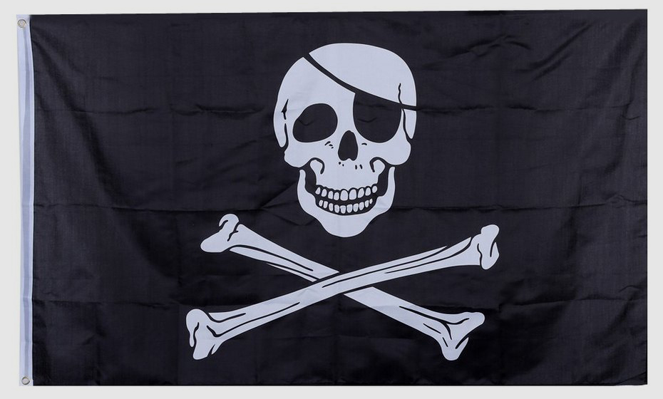 Piratflagga - Stor