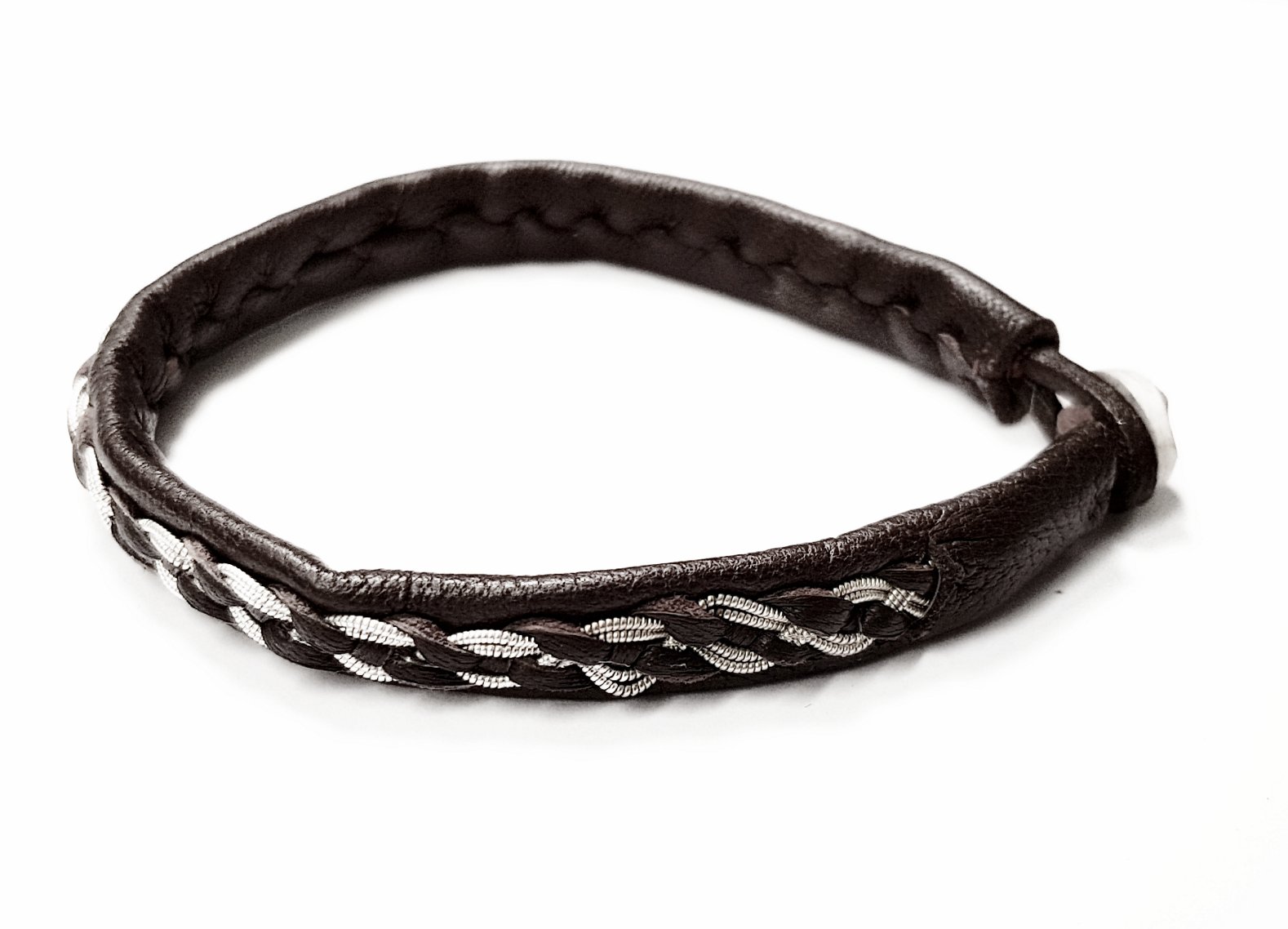 Tennarmband /Sami Armband  - 010- Brun