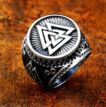 Valknut  Ring i Stål