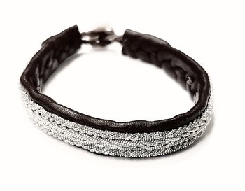 Tennarmband /Sami Armband  - 18 - Brun