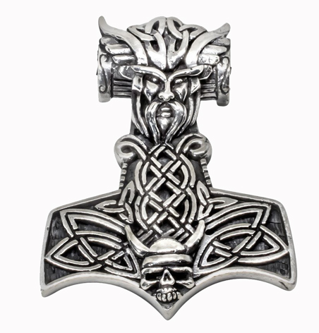Tors hammare med Odin - 2