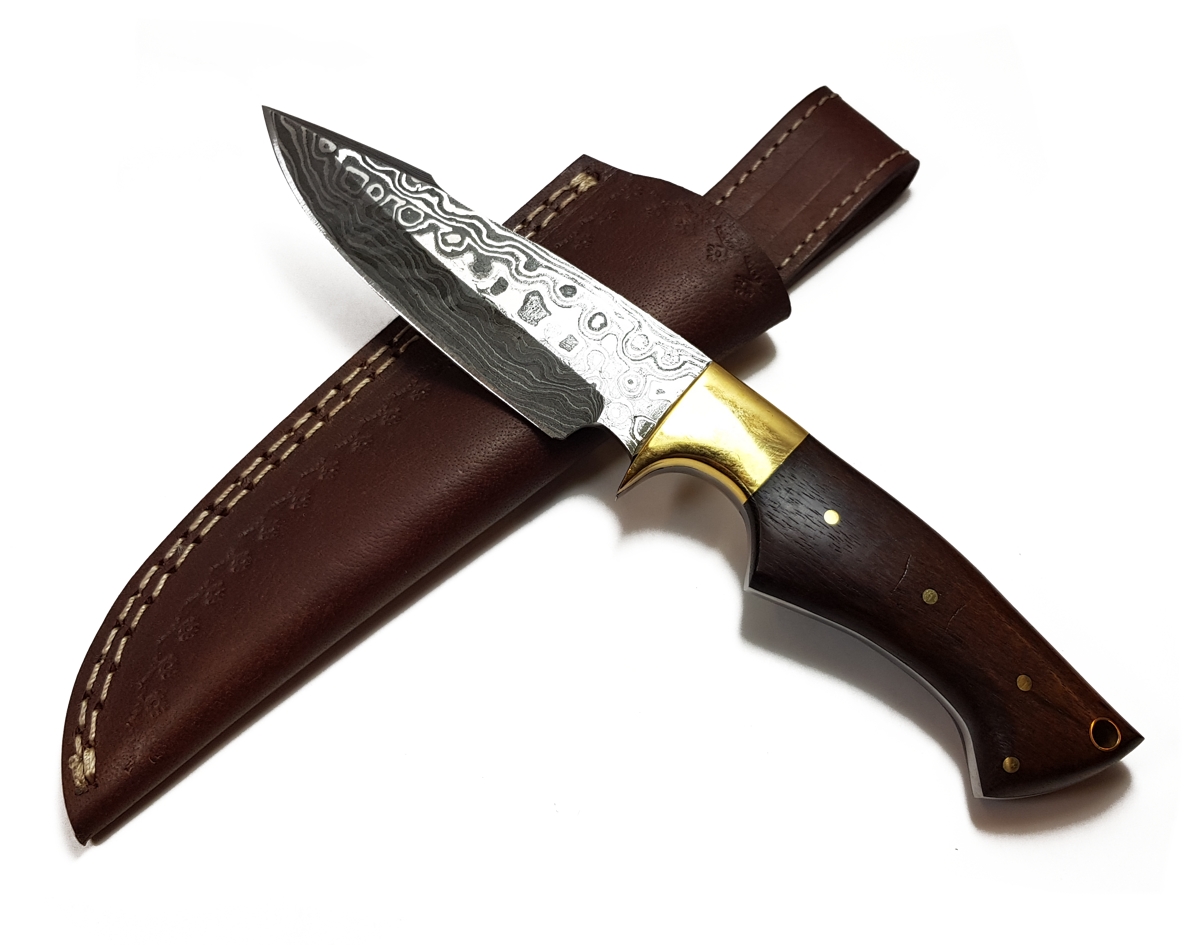 Handgjord Damaskstål kniv - 010 - 2
