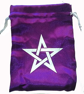 Satinpåse med Pentagram