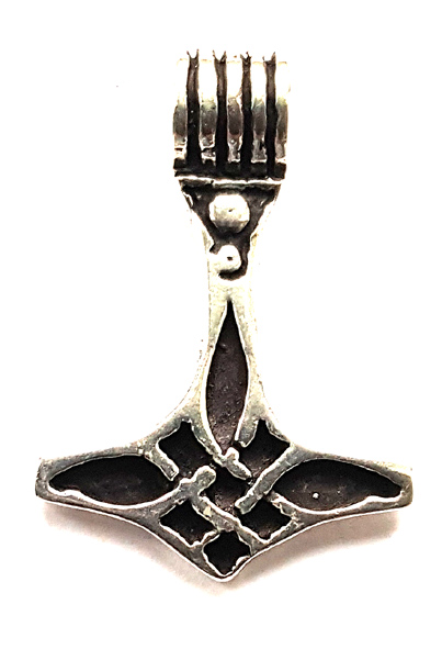 Torshammare Keltisk i Sterling Silver