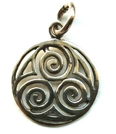 Gaia Hänge i Silver