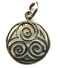Gaia Hänge i Silver