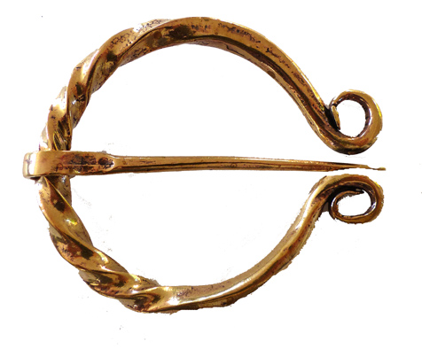 Vikingatida ringspänne  - Twist - Stor
