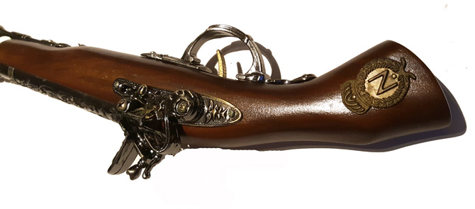 Pirat Flintlåspistol - 1800 talet - 2