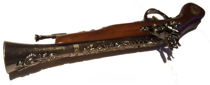 Pirat Flintlåspistol - 1800 talet - 3