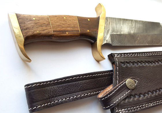 Bowie Kniv i   Damaskstål - 3