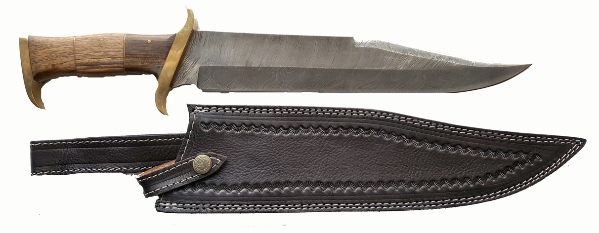 Bowie Kniv i   Damaskstål