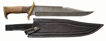 Bowie Kniv i   Damaskstål