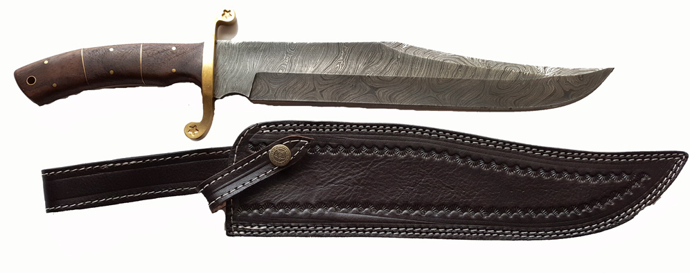 Bowie Kniv i   Damaskstål