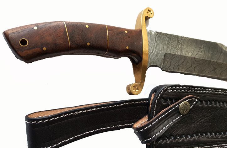 Bowie Kniv i   Damaskstål - 4
