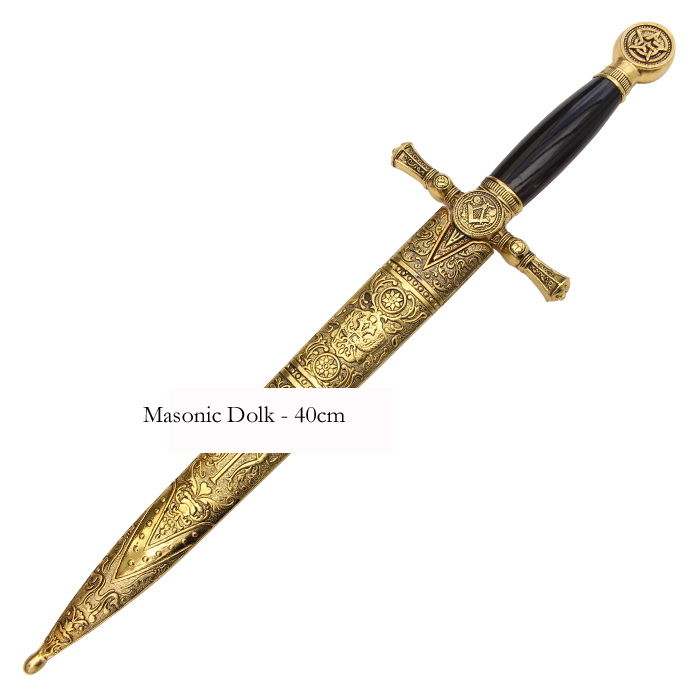 Masonic Dolk med Slida - 3